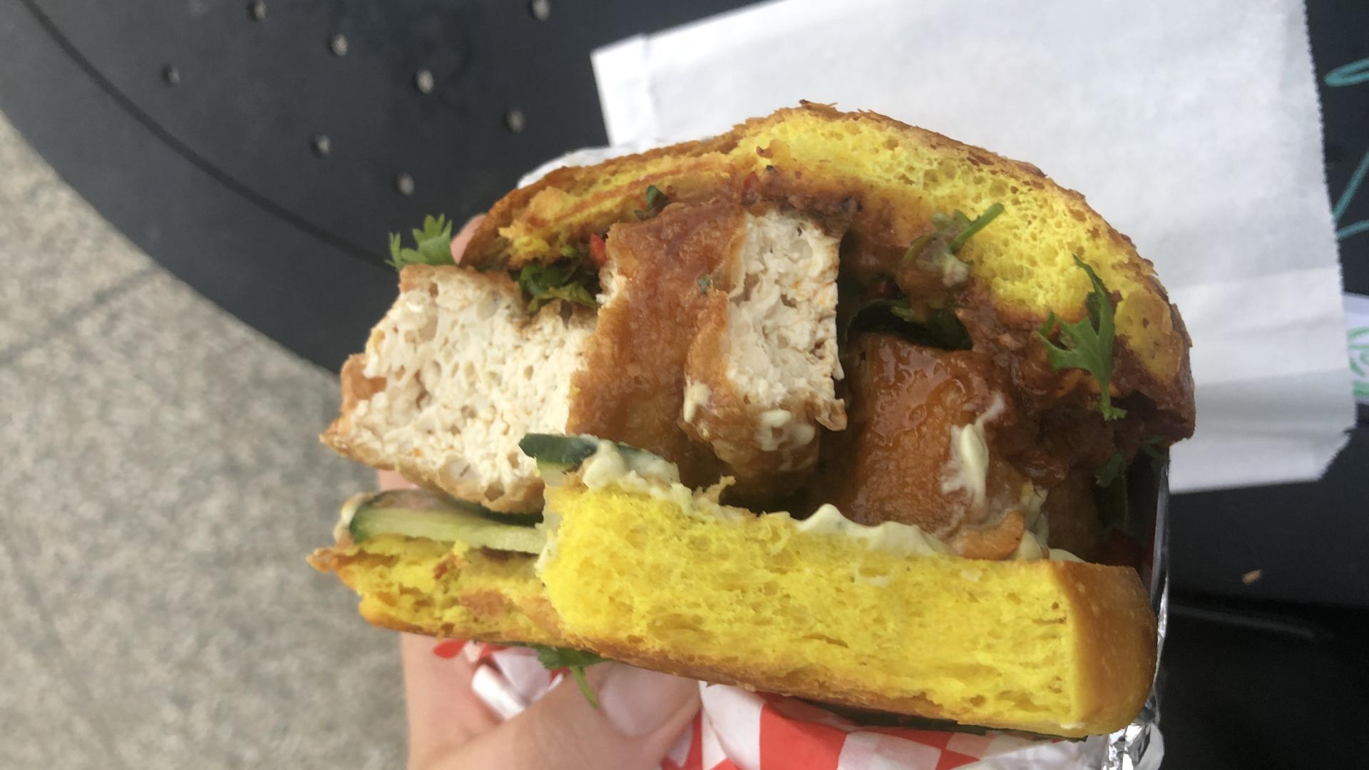 Vegan Singaporean food at Lion Dance Cafe in Downtown Oakland, San Francisco Bay Area
